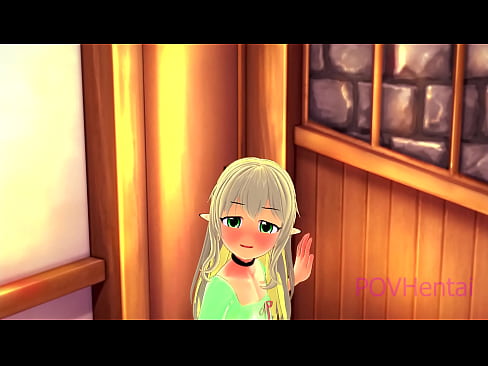❤️ (Gaiste) Cuidíonn Elvish maid leat d'aghaidh a ní. Gnéas linn